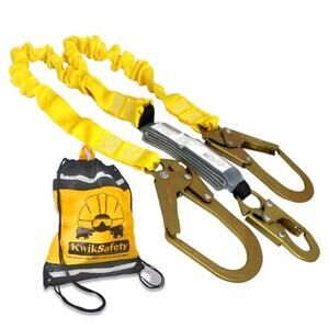 KwikSafety PYTHON 6' Shock Absorbing Safety Lanyard
